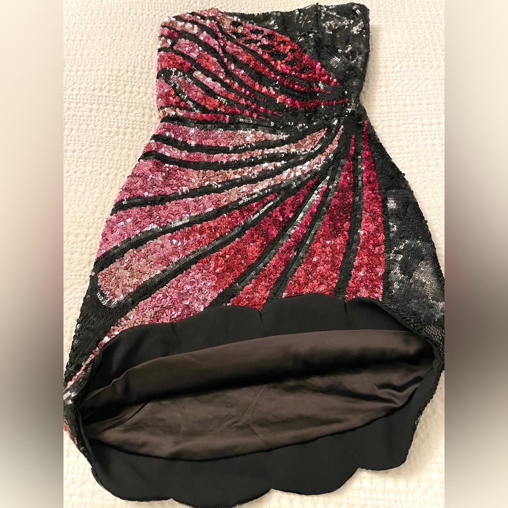 Retrofete Arabelle sequined strapless dress XXS (Size 0) NWT. Never Worn - Picture 15 of 17